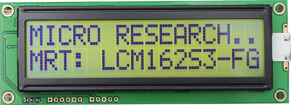 LCM162S3-FG (Serial LCD 16x2 Big font)